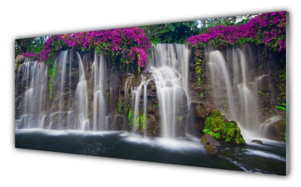 Nástenný panel  Vodopád príroda 125x50 cm