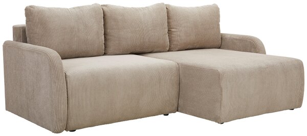 ROHOVÁ SEDAČKA, textil, béžová Carryhome - Sedačky