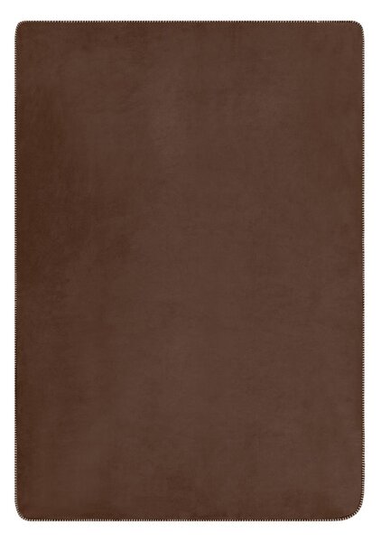 Daiber Teplá prikrývka s kožušinkou 130x180 cm JN955 - Antracit / natural