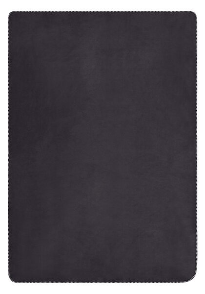 Daiber Teplá prikrývka s kožušinkou 130x180 cm JN955 - Antracit / natural