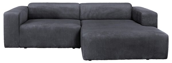 ROHOVÁ SEDAČKA, textil, grafitová P & B - Sedačky, Online Only