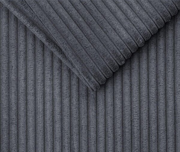 ROHOVÁ SEDAČKA, textil, grafitová P & B - Sedačky, Online Only