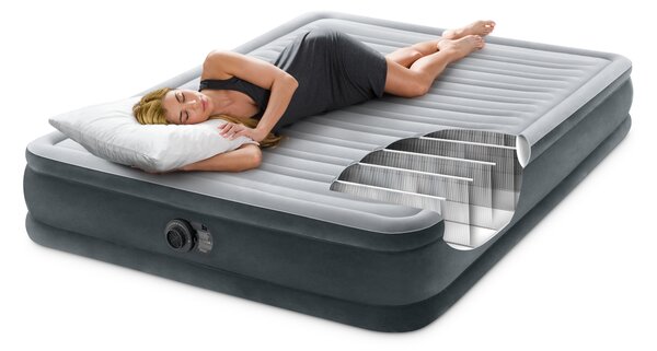 INTEX Nafukovací matrac 203x152 cm s pumpou pre dve osoby INTEX 67770ND