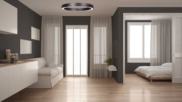 Toolight Toolight, LED stropné svietidlo 60cm 27W APP1283-C, čierna, OSW-00941