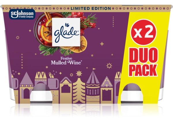GLADE Festive Mulled Wine darčeková sada 2x112 g