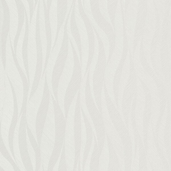 Biela vliesová tapeta na stenu, vlnky, TI3101, Time 2025, Grandeco