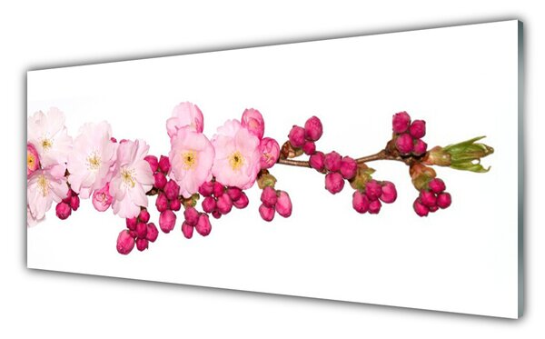 Nástenný panel  Kvet vetva 125x50 cm