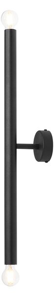 Aldex TUBO 2| Čierna lampa na stenu Veľkosť: 60cm