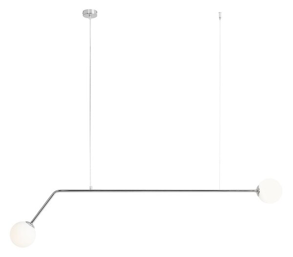 Aldex PURE | Asymetrická závesná lampa Farba: Chróm