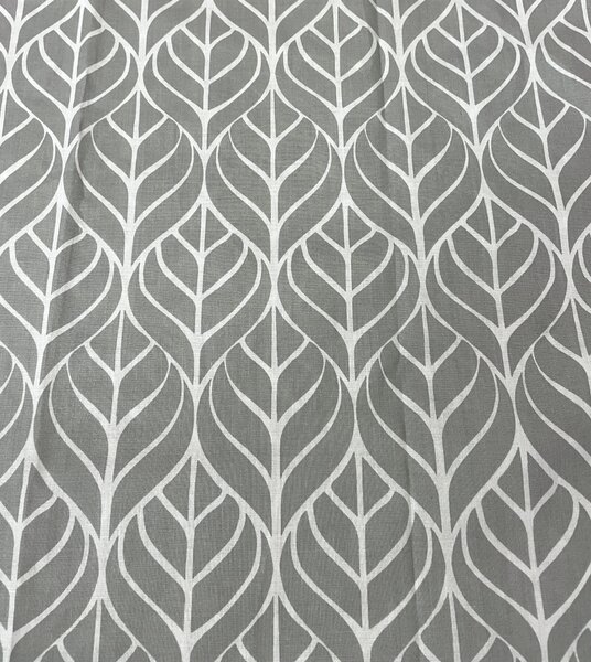 Obliečky bavlnené Leaf sivý 140x200cm+90x70cm TiaHome