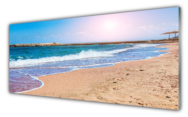 Nástenný panel  Oceán pláž príroda 125x50 cm
