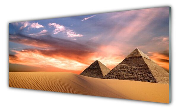 Nástenný panel  Púšť pyramídy 125x50 cm