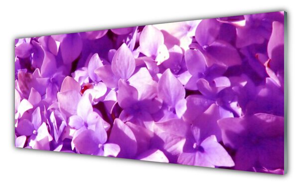 Sklenený obklad Do kuchyne Kvety rastlina príroda 125x50 cm