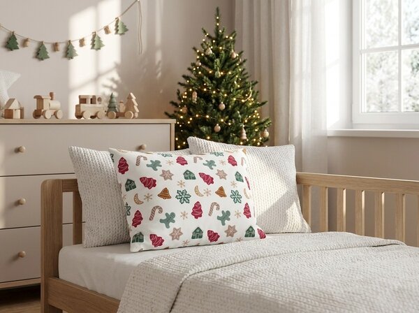 Bavlnená obliečka na vankúš HOLLY 50x70 cm, biela