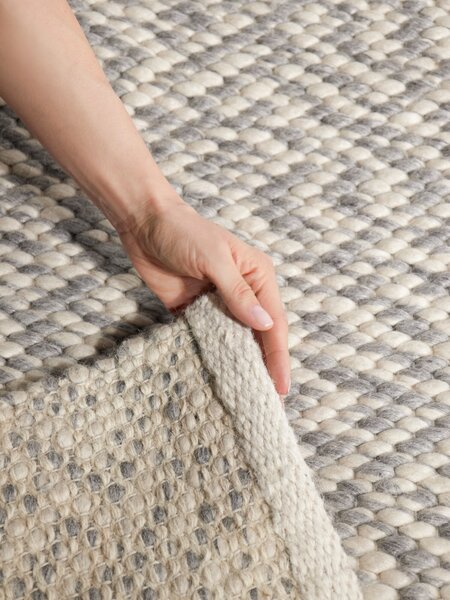 ELLE Decoration, Kusový koberec Lyon Beans 106317 Natural Cream Grey z kolekcie Elle, 140x200, šedá, obývacia izba