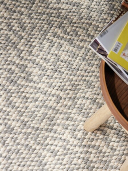 ELLE Decoration, Kusový koberec Lyon Beans 106317 Natural Cream Grey z kolekcie Elle, 140x200, šedá, obývacia izba