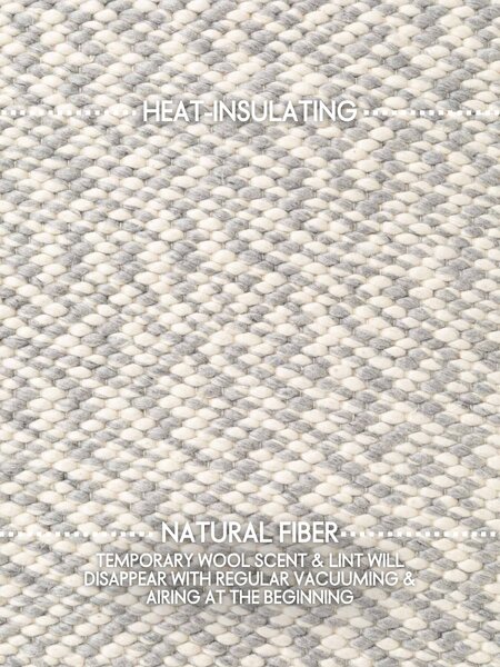 ELLE Decoration, Kusový koberec Lyon Beans 106317 Natural Cream Grey z kolekcie Elle, 140x200, šedá, obývacia izba