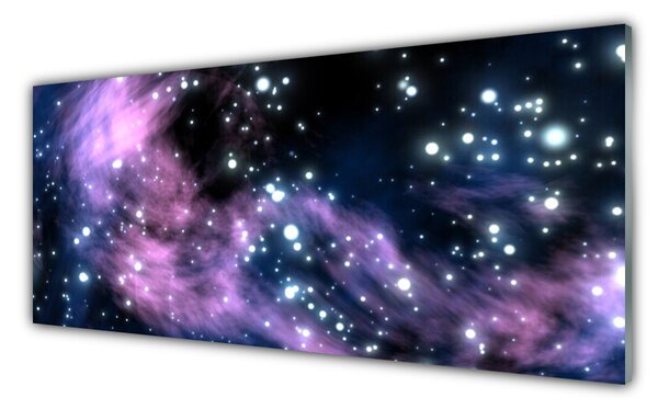 Sklenený obklad Do kuchyne Abstrakcia vesmír art umenie 125x50 cm