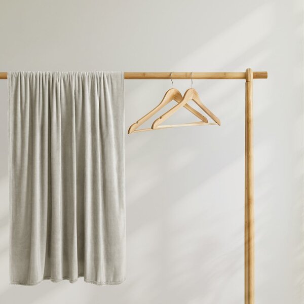 Béžový mikroplyšový pléd 200x220 cm Mic – Restilo