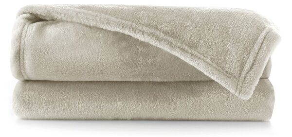 Béžový mikroplyšový pléd 200x220 cm Mic – Restilo