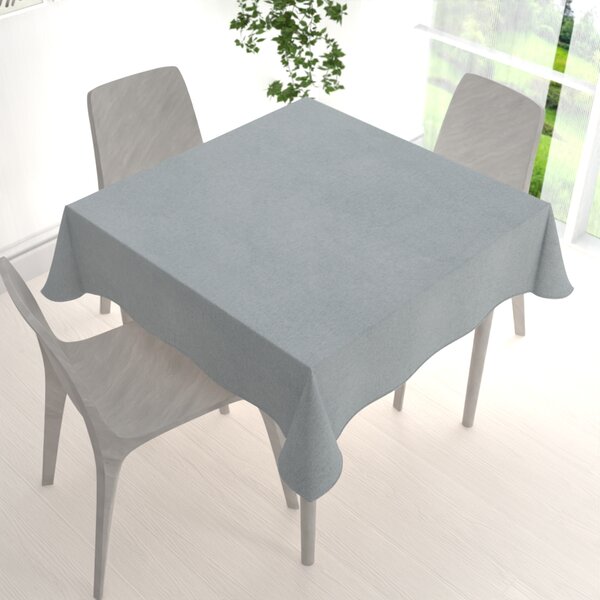 Biante Dekoračný štvorcový obrus BKL-605 Modrosivý režný 120x120 cm