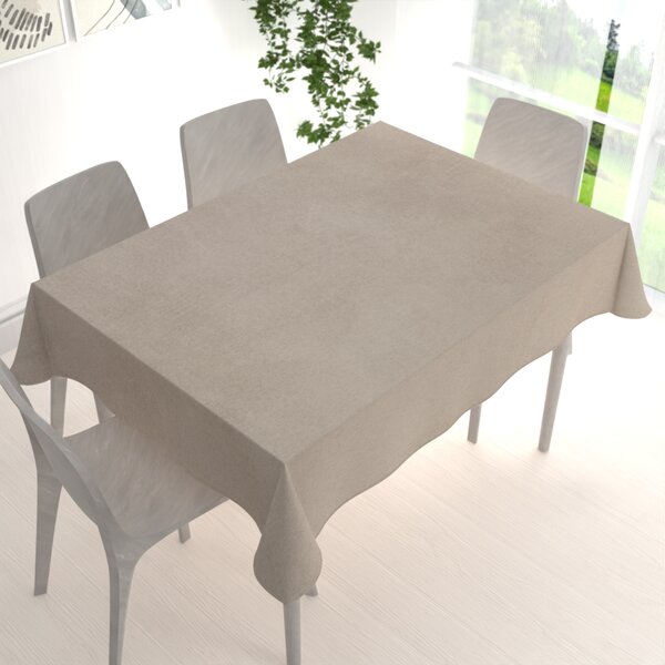 Biante Dekoračný obdĺžnikový obrus BKL-603 Svetlo hnedý režný 80x120 cm
