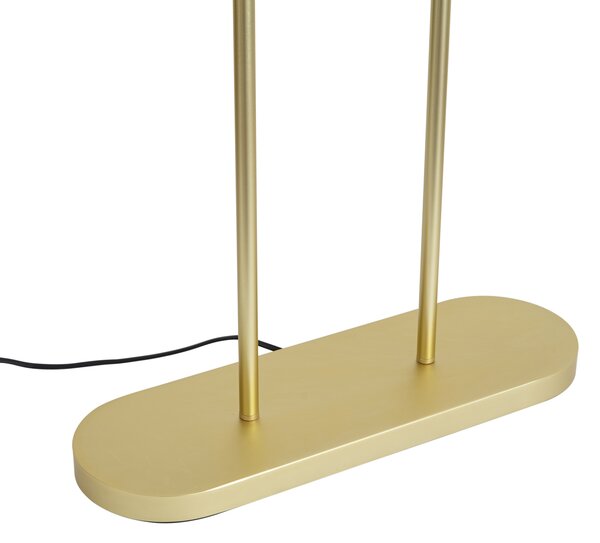 Moderná stojaca lampa mosadzná - Thijmen