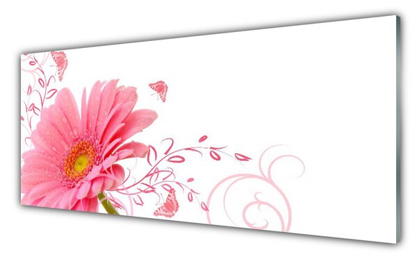 Nástenný panel  Kvet rastlina príroda 125x50 cm