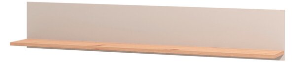 NÁSTENNÁ POLICA, kašmírová, dub artisan, 137,5/19,5/24 cm Hom`in - Regály