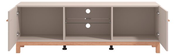 TV DIEL, kašmírová, dub artisan, 154/50,5/41,5 cm Hom`in - TV nábytok