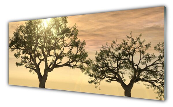Nástenný panel  Stromy príroda 125x50 cm
