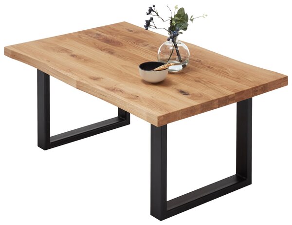 KONFERENČNÝ STOLÍK, čierna, farba duba, drevo, kov, 110/70/45 cm Linea Natura - Stolíky do obývačky