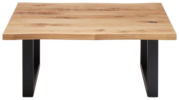 KONFERENČNÝ STOLÍK, čierna, farba duba, drevo, kov, 110/70/45 cm Linea Natura - Stolíky do obývačky