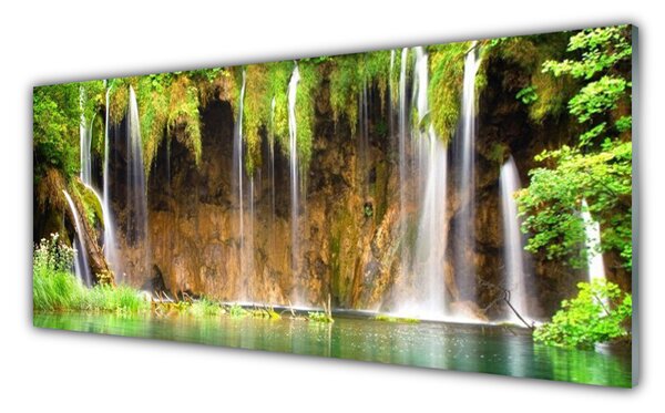 Nástenný panel  Vodopád príroda 125x50 cm