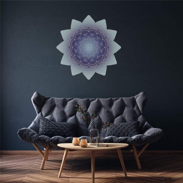 Samolepky na stenu - Mandala modrá