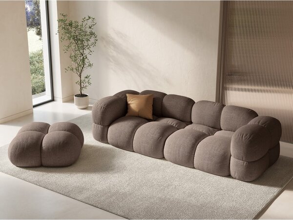 Hnedá pohovka 250 cm Loretto – Cosmopolitan Design
