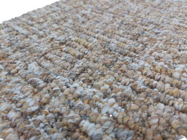 Timzo, Metrážny koberec Loft 15 hnedo-šedý, na mieru, šíře 3m,4m,5m, hnedá, obývacia izba