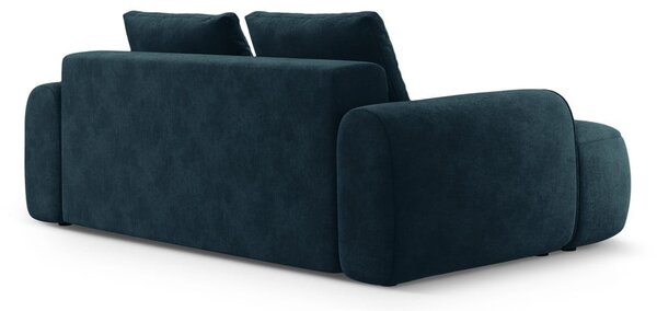 Zamatová pohovka v petrolejovej farbe 200 cm Linz – Cosmopolitan Design