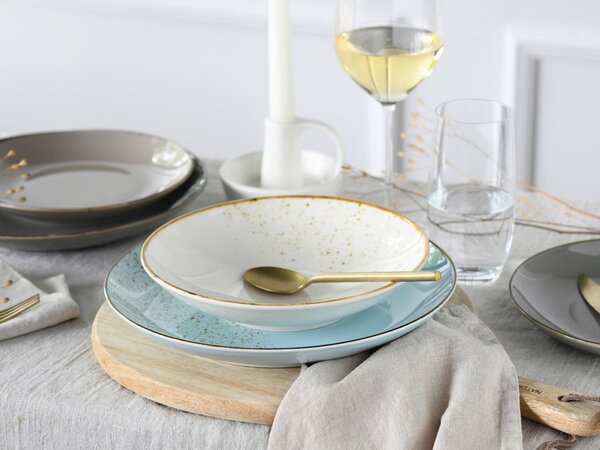KOMBINOVANÝ SERVIS, 16-dielne, kamenina Creatable - Online Only bytové doplnky, Online Only