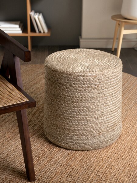 Hanse Home Sedací vak LOOMA POUF 106235 Beige/Grey - 40x40 cm