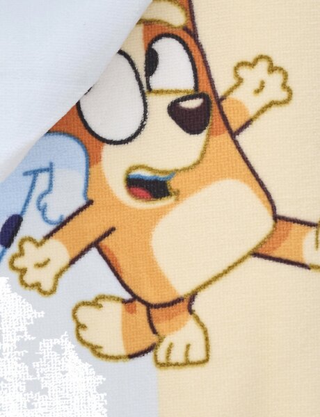 Detské pončo mikrovlákno Bluey 50x100cm Faro