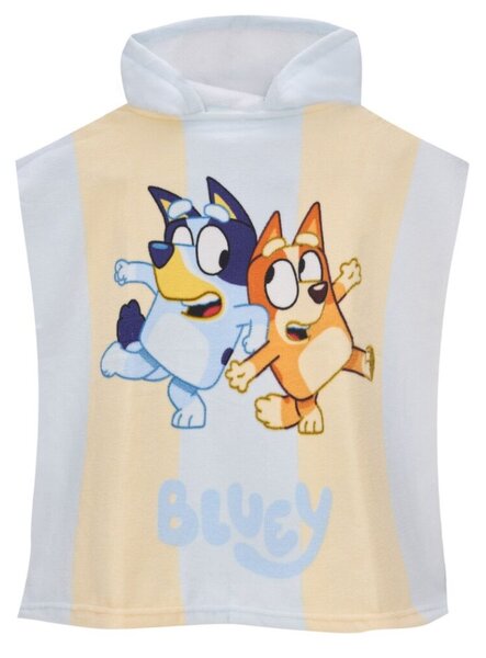 Detské pončo mikrovlákno Bluey 50x100cm Faro