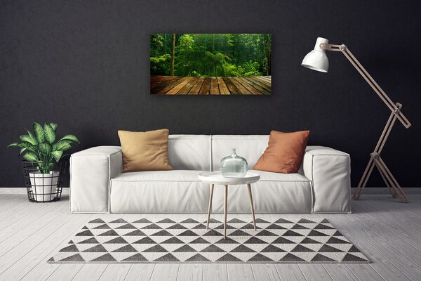Obraz na plátne Les príroda 100x50 cm