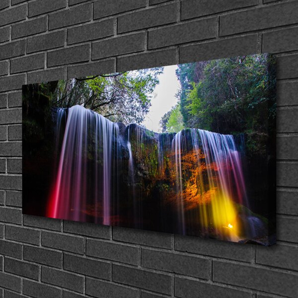 Obraz na plátne Vodopád príroda 100x50 cm