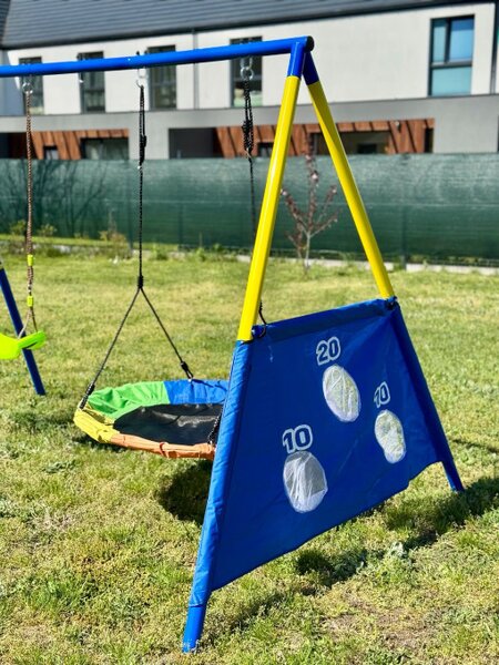Záhradná hojdačka pre deti PLAY viacfarebná