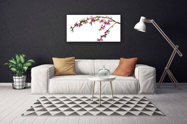 Obraz na plátne Vetva kvet príroda 100x50 cm