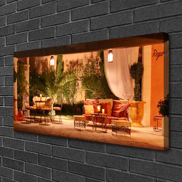 Obraz na plátne Reštaurácie architektúra 100x50 cm