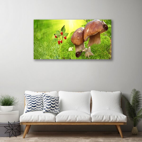 Obraz na plátne Huby divoké jahody 100x50 cm