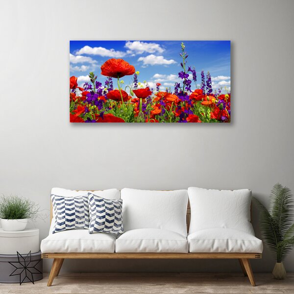 Obraz na plátne Tulipány rastlina 100x50 cm
