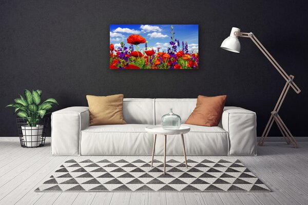 Obraz na plátne Tulipány rastlina 100x50 cm